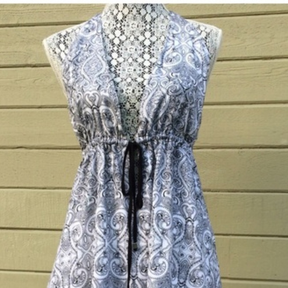 Miss Cocoa  Luxe Halter Dress with Cut Out
